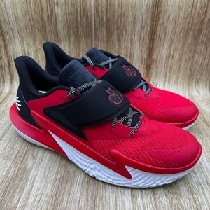 Under Armour Curry Fox 2 Men's Size 15 Red Black Sneakers Shoes 6011008-008 NEW